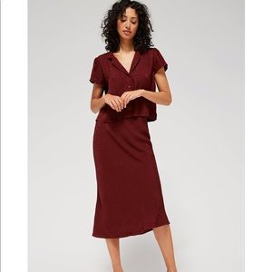 LA CAUSA Francoise Skirt in jam